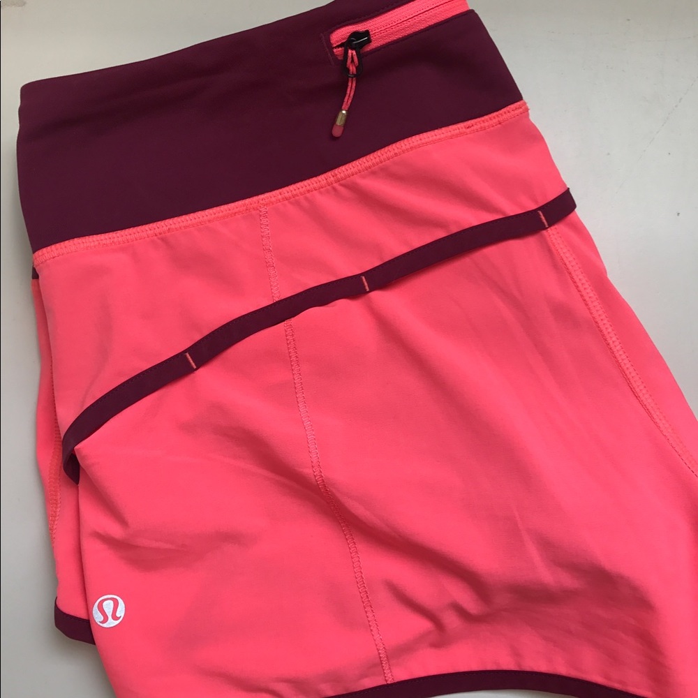LULULEMON SPEED SHORTS