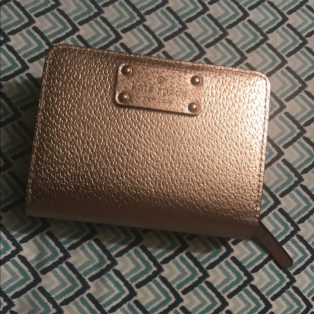 *AUTHENTIC* Rose Gold Kate Spade Wallet