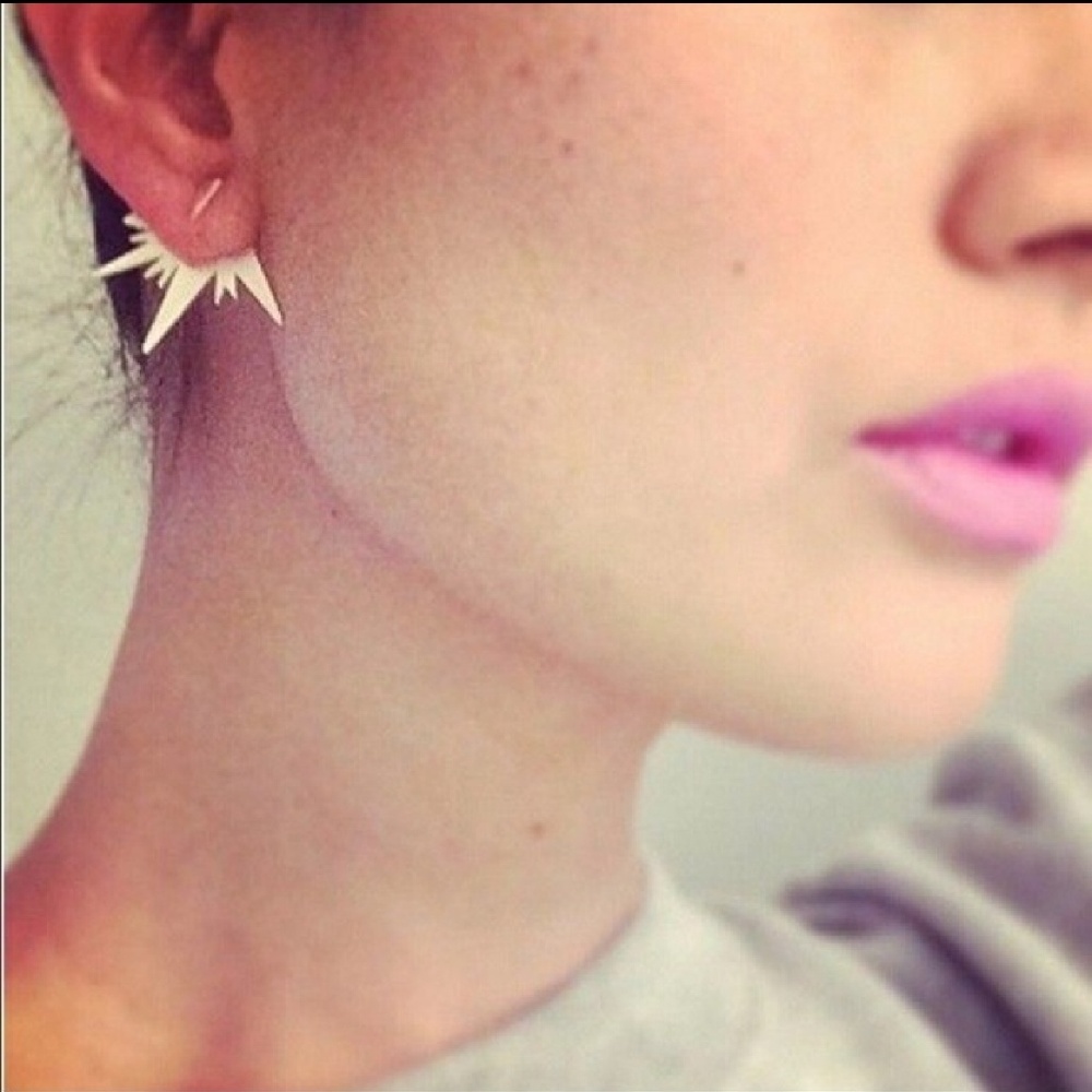Double-sided Starburst Earrings