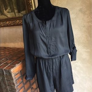 Loft black romper size M