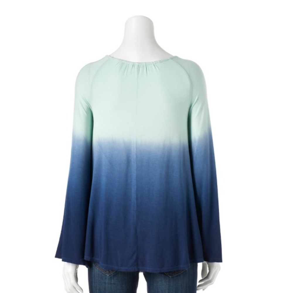 Dip dyed tunic Purple - Picture 3 of 3