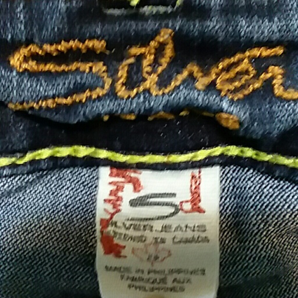 Silver Tuesday size 29 x 33 jeans great condition - Picture 5 of 7
