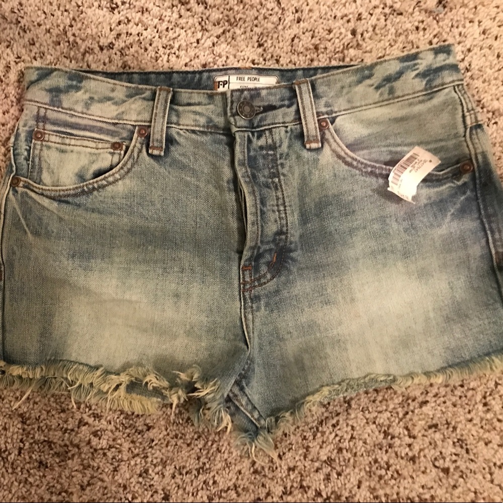 NWT free people jean shorts