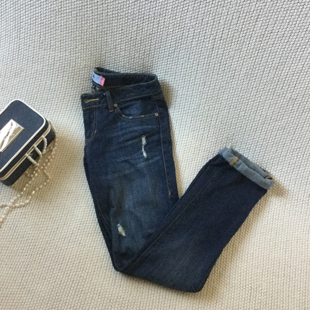 Cabi Distressed Boyfriend Jean