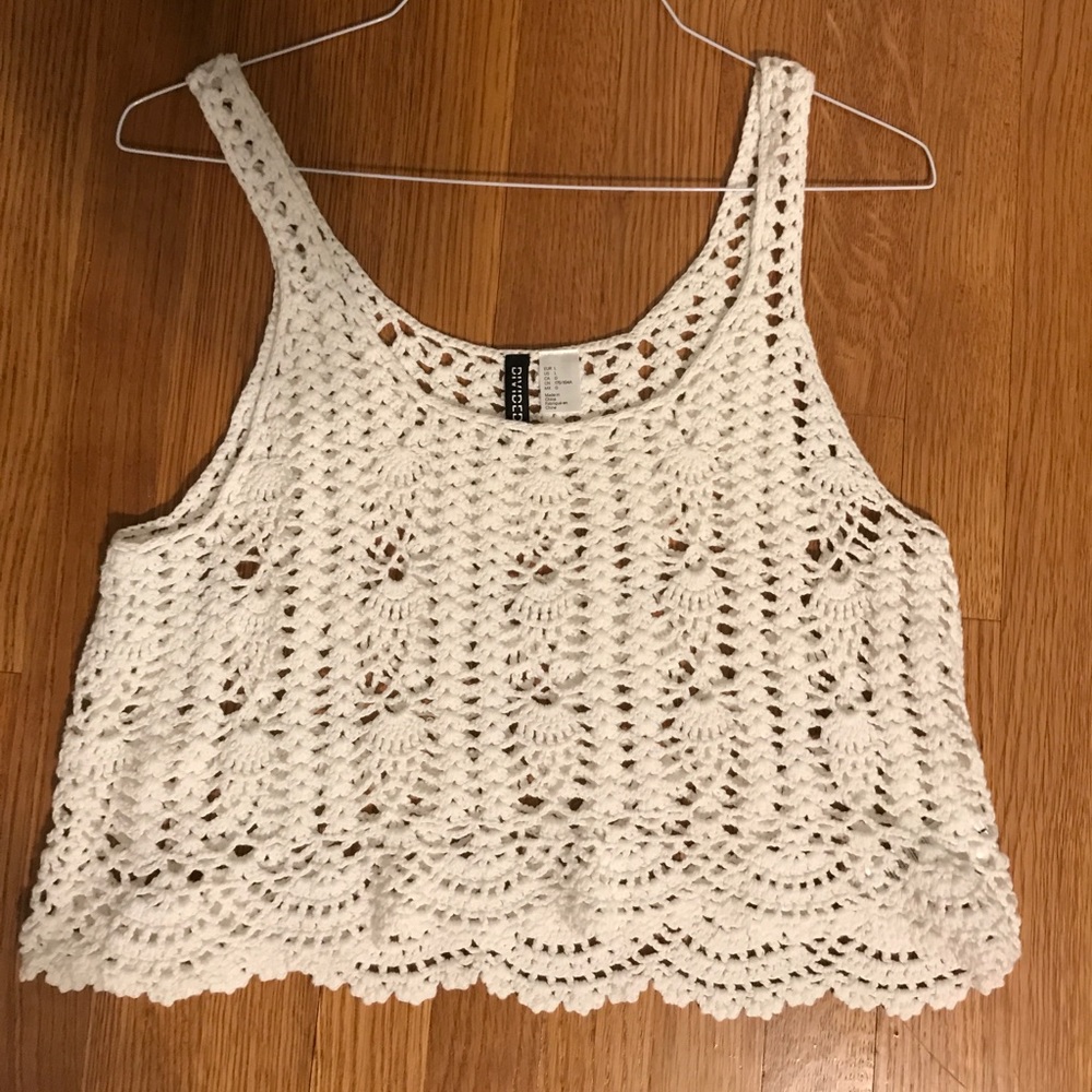 Crochet crop top