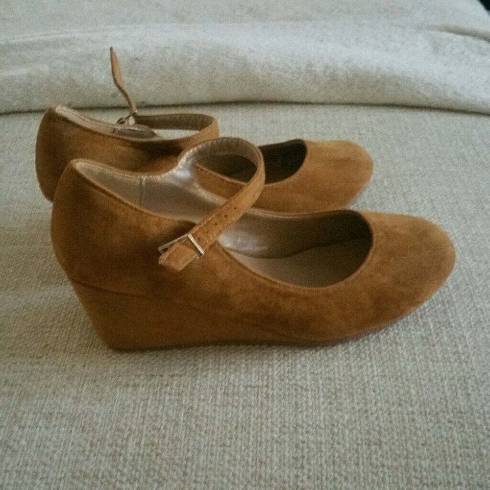 Wedge Mary Janes