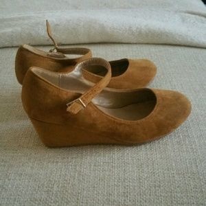 Wedge Mary Janes