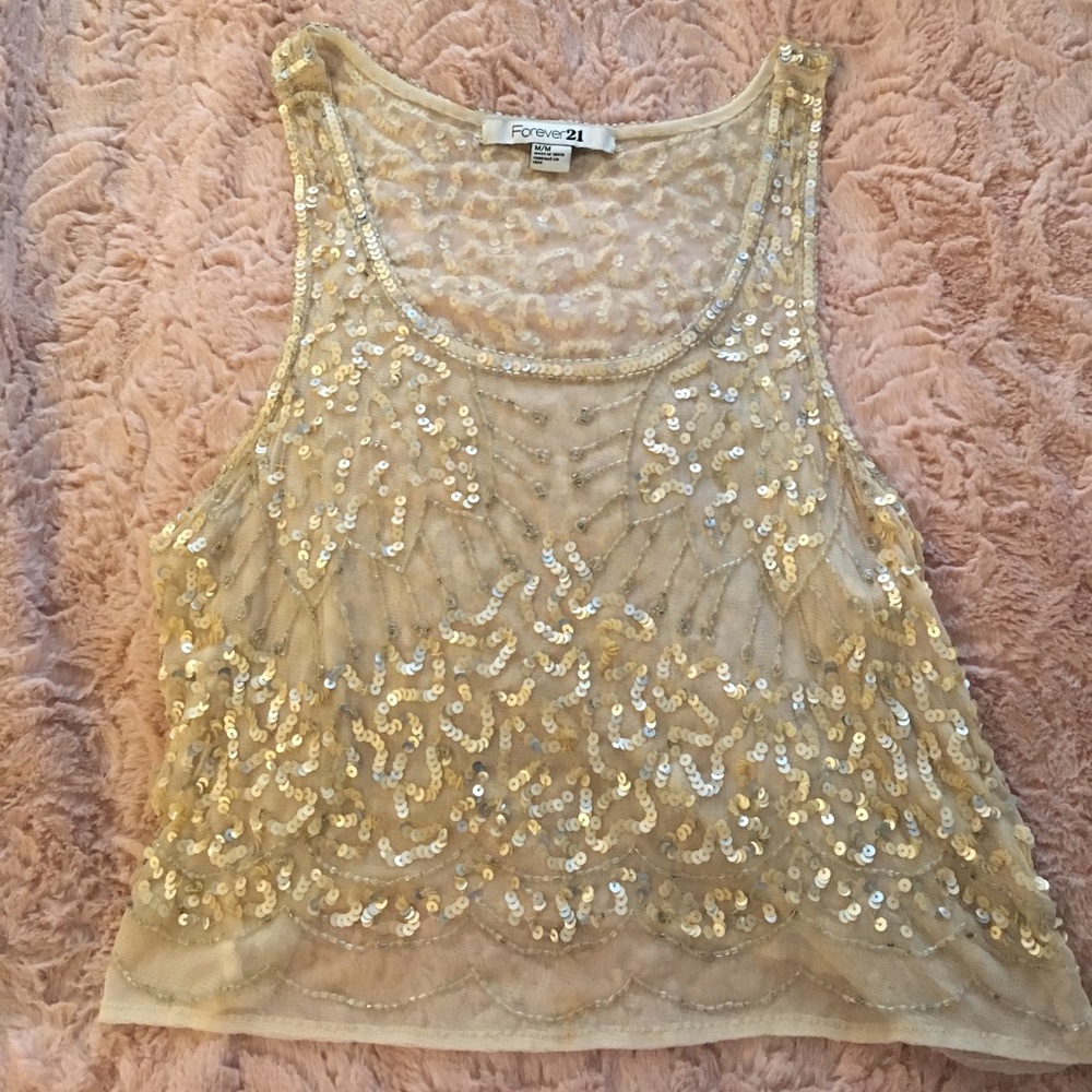 Beaded Crop top