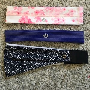 3 lululemon headbands