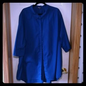 Roaman's Royal Blue plus size top