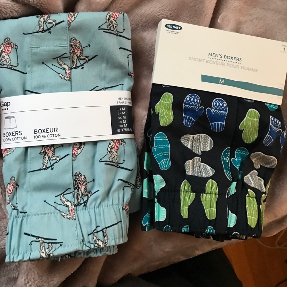 Gap and old navy men's boxers