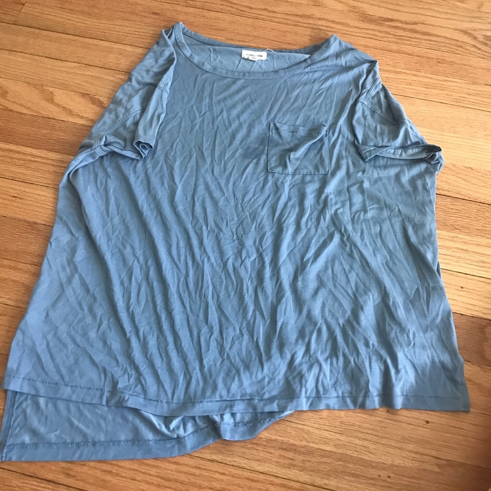 Light blue pocket tee
