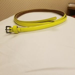 Neon yellow belt