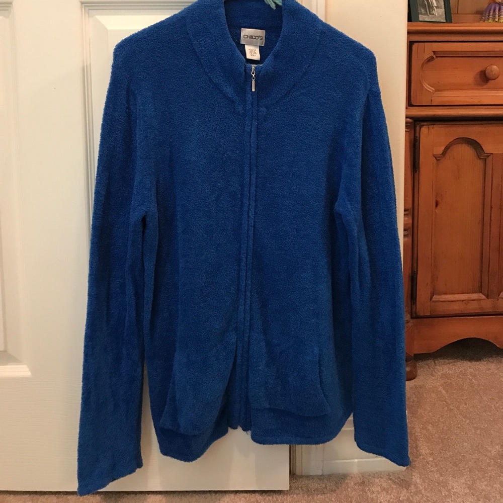 Chicos 100% Nylon zip up jacket