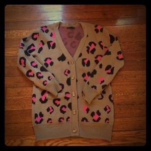 Lucca Couture leopard print sweater