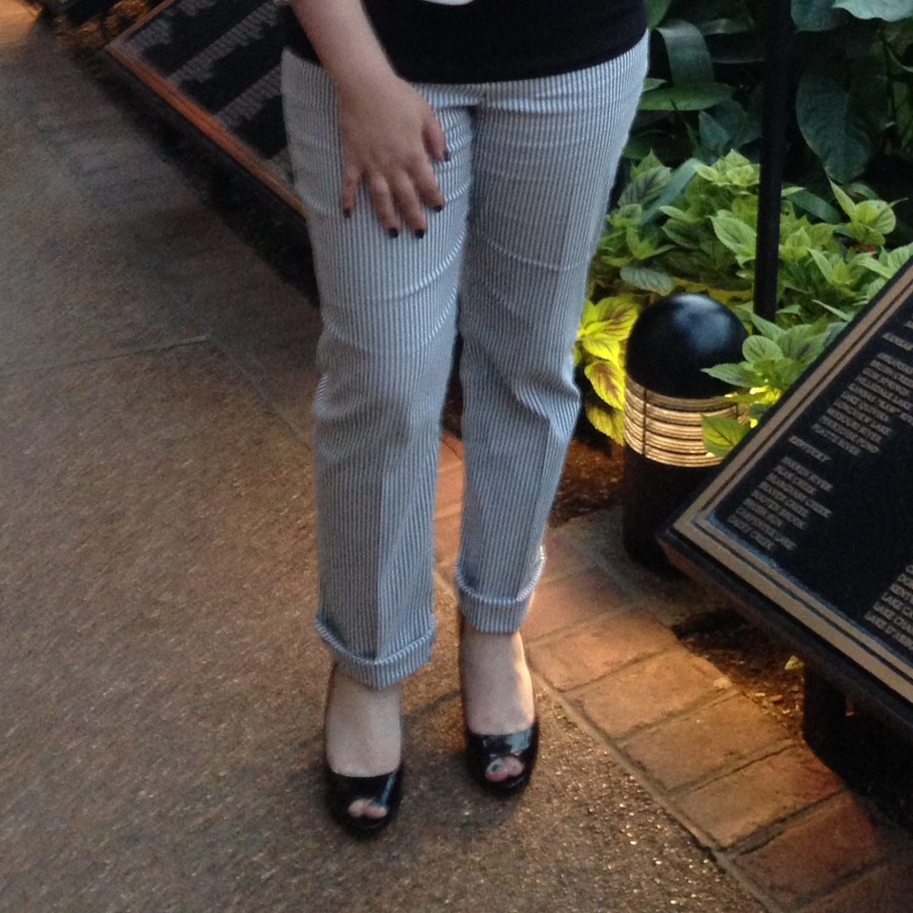 Nine West Striped Trousers