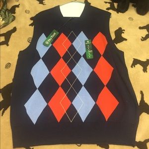 Argyle sweater vest