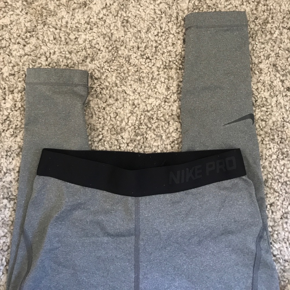 Nike Pro fleece-lined running tights