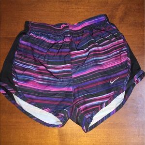 Multi-color Nike running shorts
