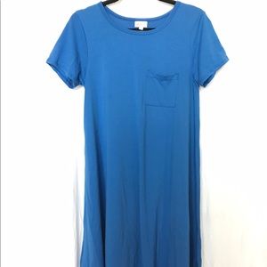 LuLaRoe XSmall Carly Blue Dress