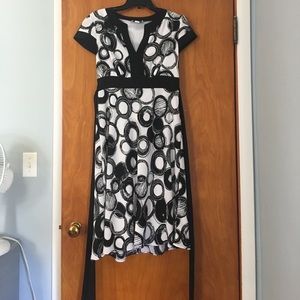 Black and white dress