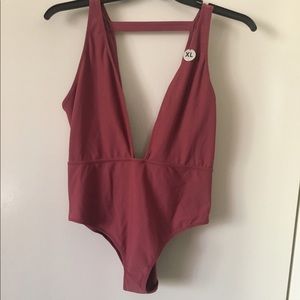 Forever 21 Plunge Bathing Suit