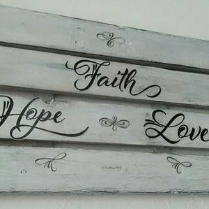 Hand crafted wall sign's