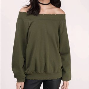 Honeypunch Olive Sweatshirt