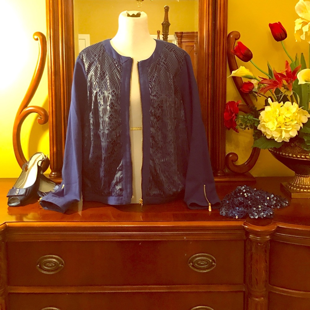 1x Peter Nygard jacket in royal blue