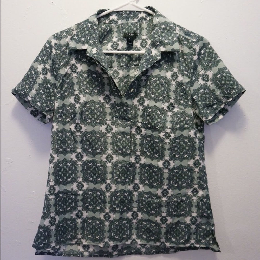 Jcrew blouse shirt small