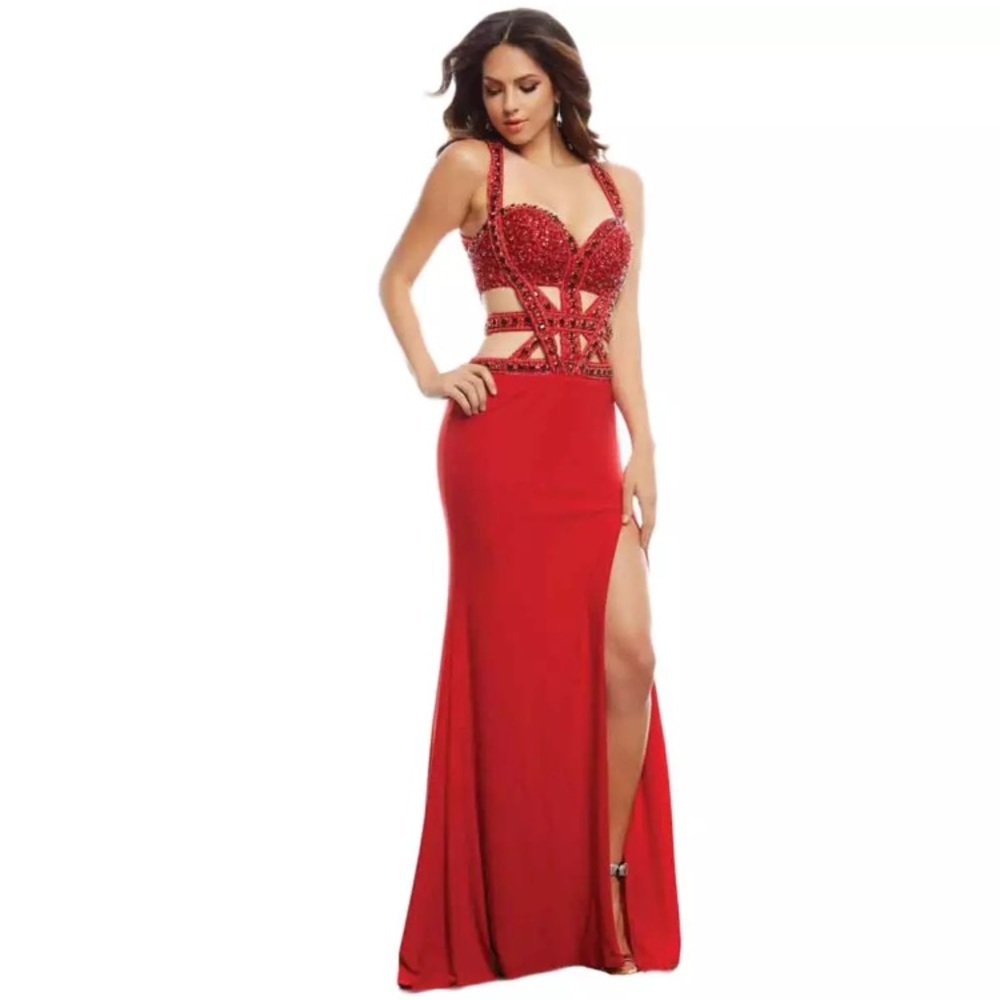 RED - Cassandra Stone Dress