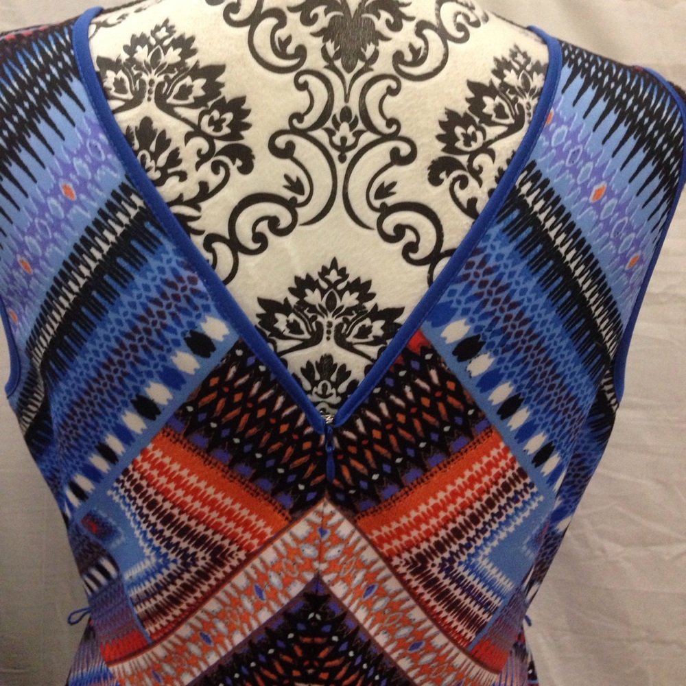 Liz Claiborne Multicolor Tribal Dress - Picture 4 of 5