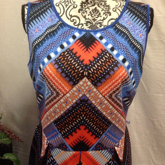 Liz Claiborne Multicolor Tribal Dress - Picture 2 of 5