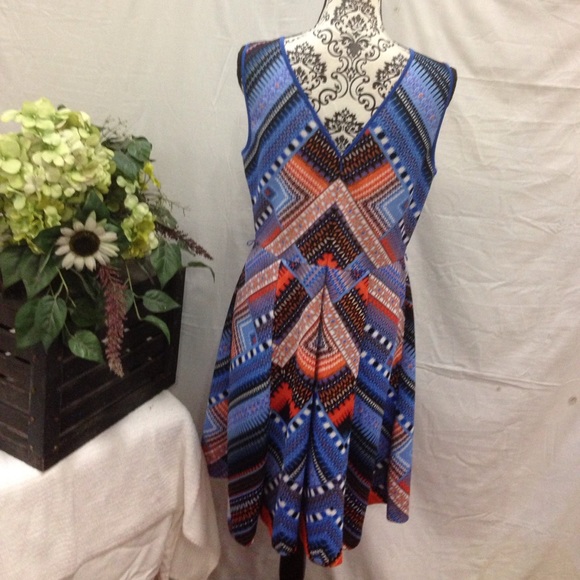 Liz Claiborne Multicolor Tribal Dress - Picture 3 of 5