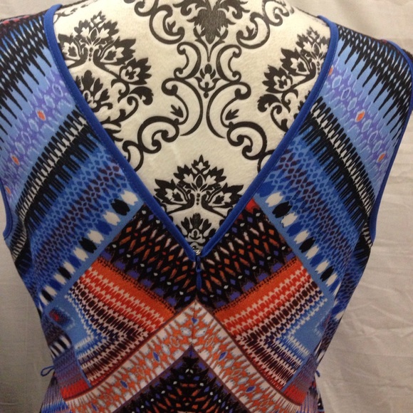 Liz Claiborne Multicolor Tribal Dress - Picture 4 of 5