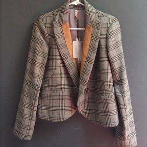 Plaid blazer