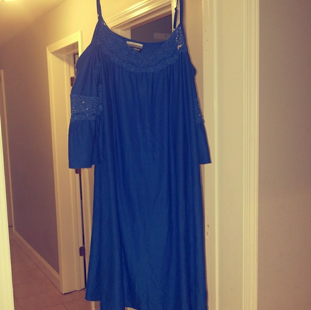 Off Shoulder Spaghetti Strap Dress