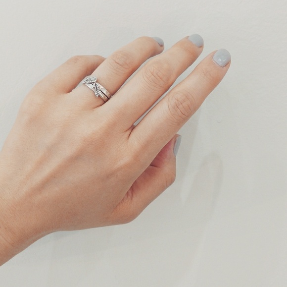 Feather stacking ring - Picture 3 of 3