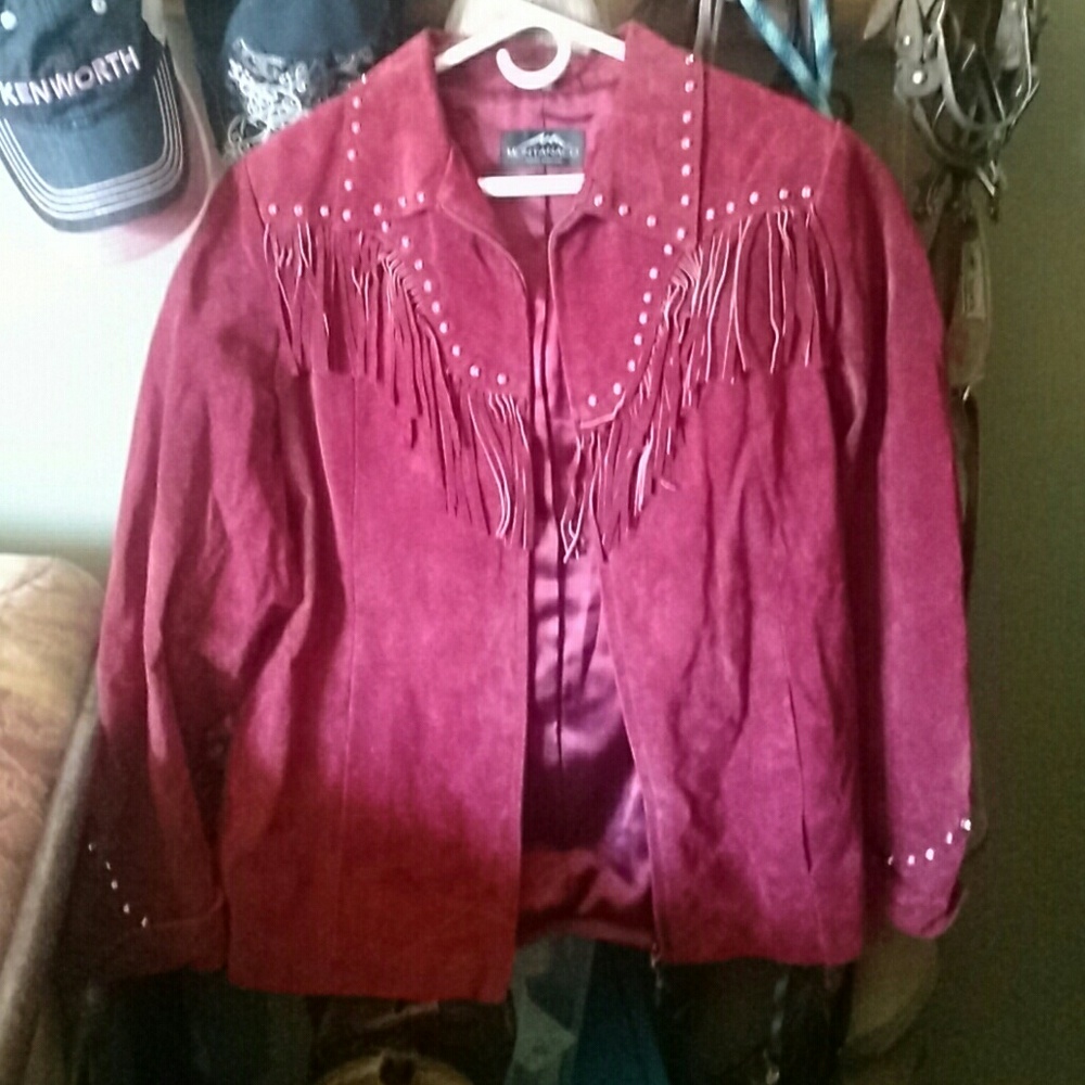 Genuine leather (suede) jacket