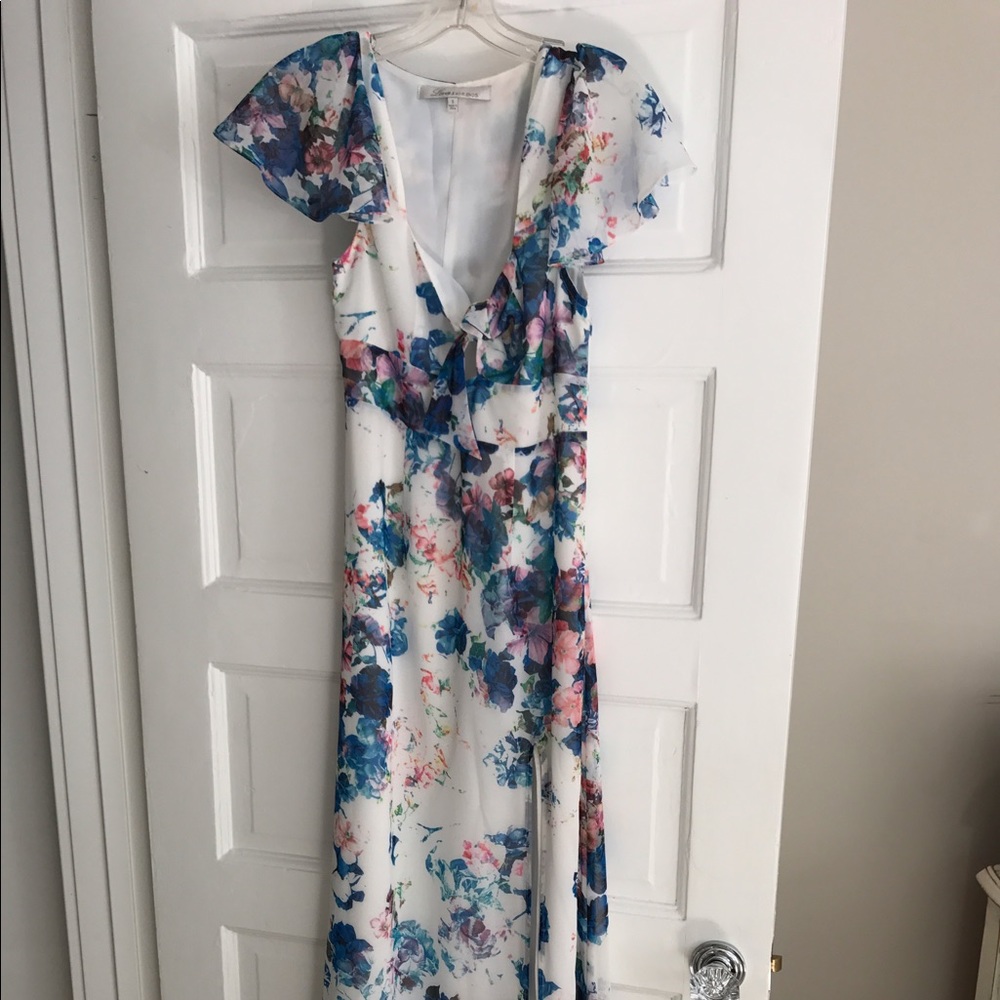 Long floral dress