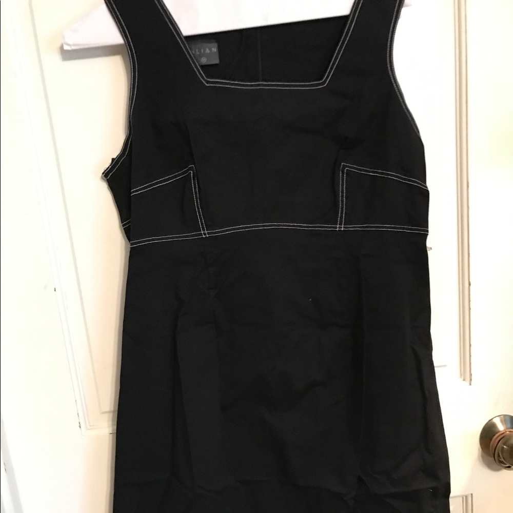 Black maternity sheath dress, size M