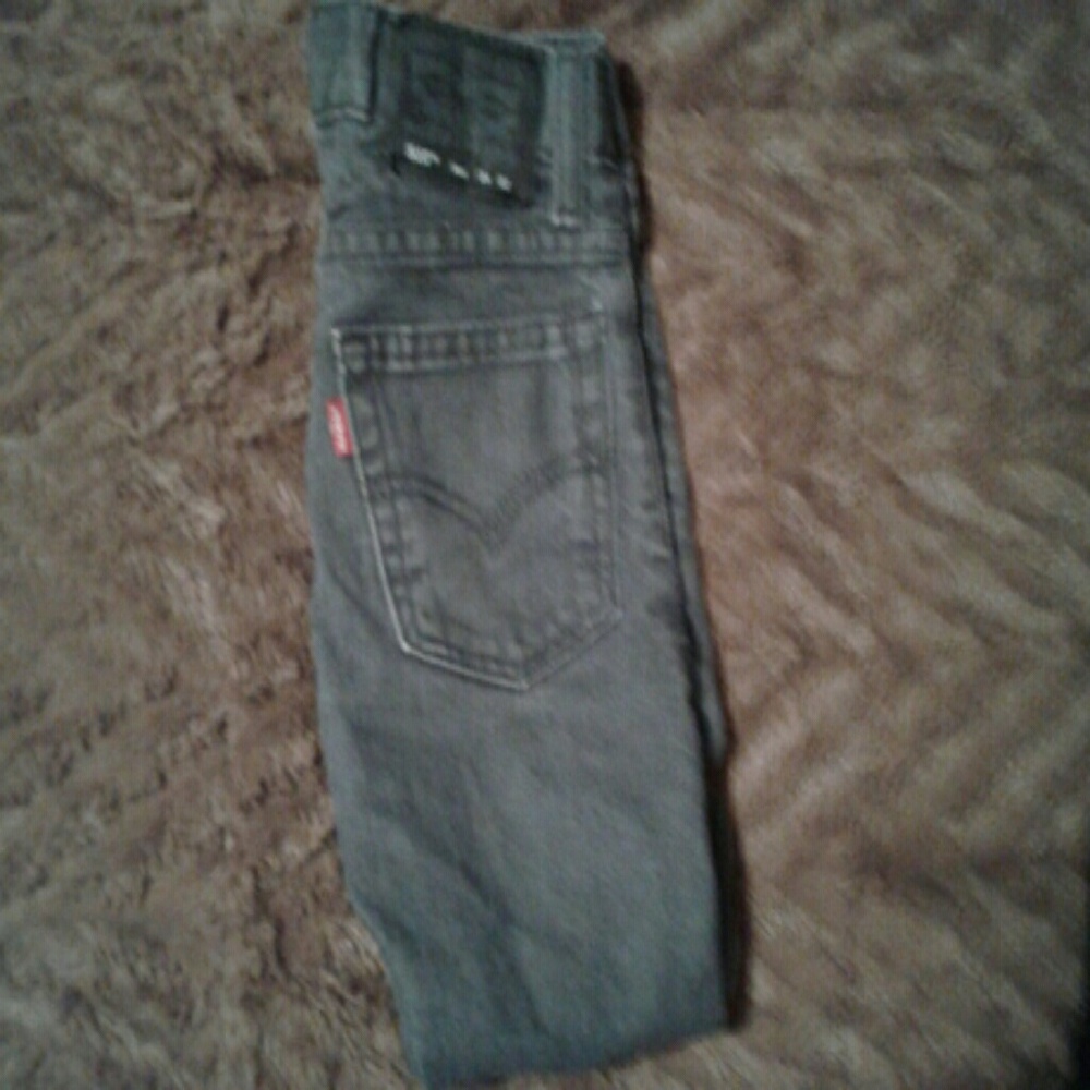 New! grey levis boys size 8