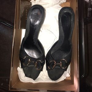 🔴SOLD🔴 Authentic Gucci Sand Tess heels