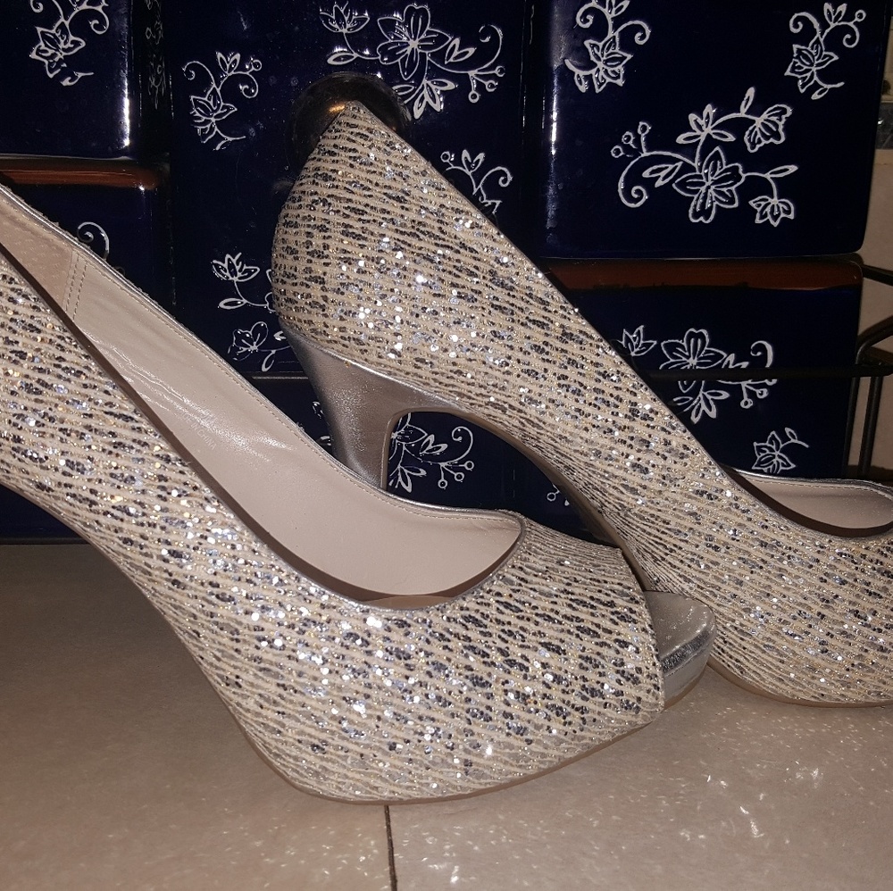 "Silver" heels
