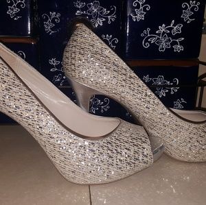 "Silver" heels