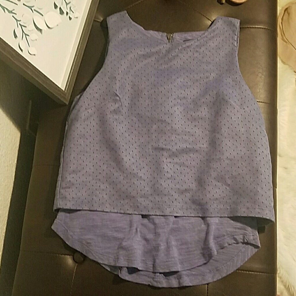 Like New Banana Republic suede tank sz XXS