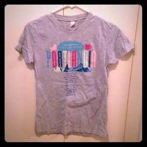 Portlandia tour tshirt women's large