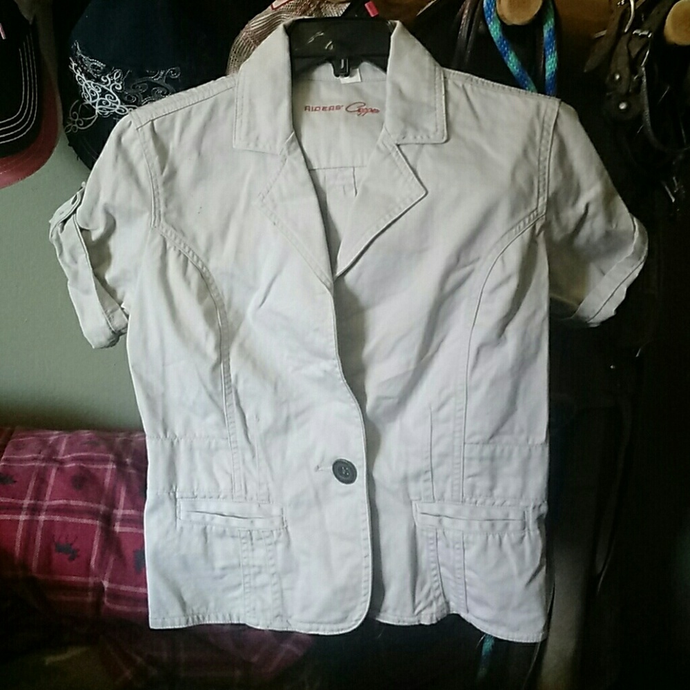 Short sleeve casual jacket