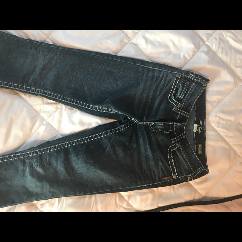 Silver jeans