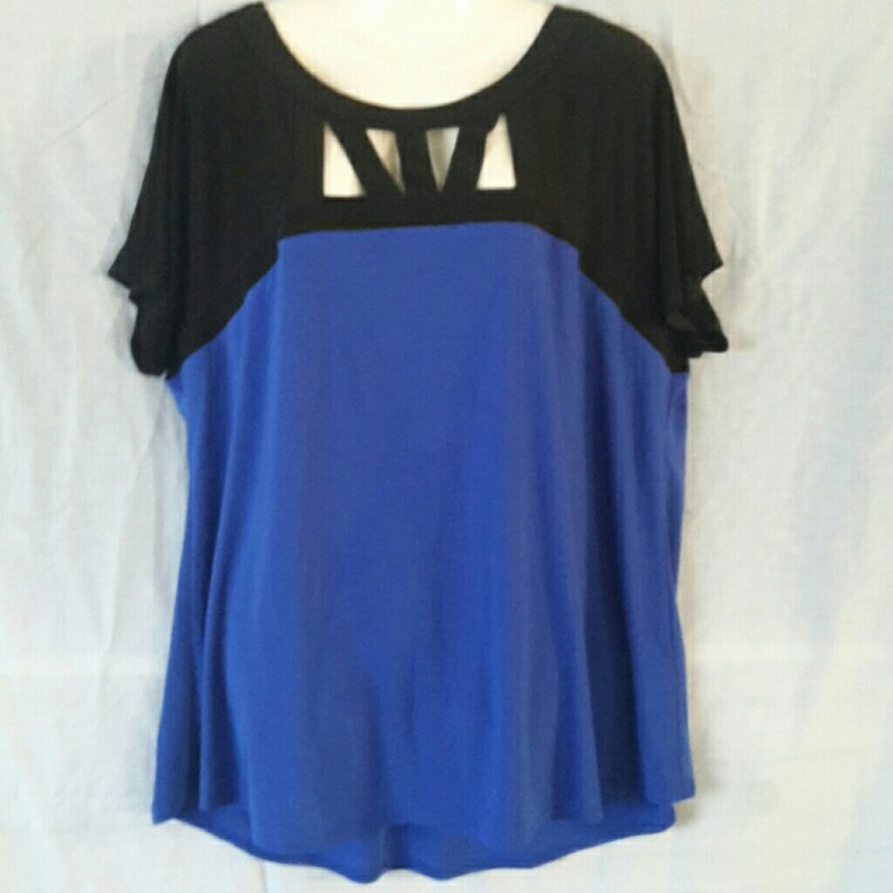 Peek-a-boo Cut Out Blouse